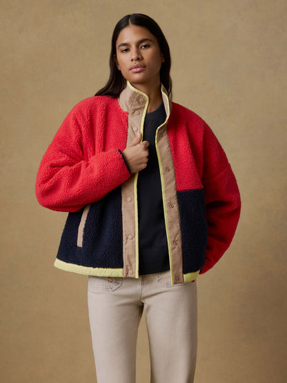 Fireside Fleece Jacket - Campfire Sunset