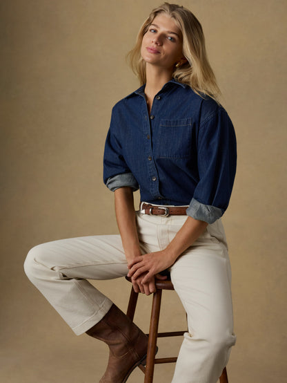 Sunfair Denim Shirt - Dark Sea Wash