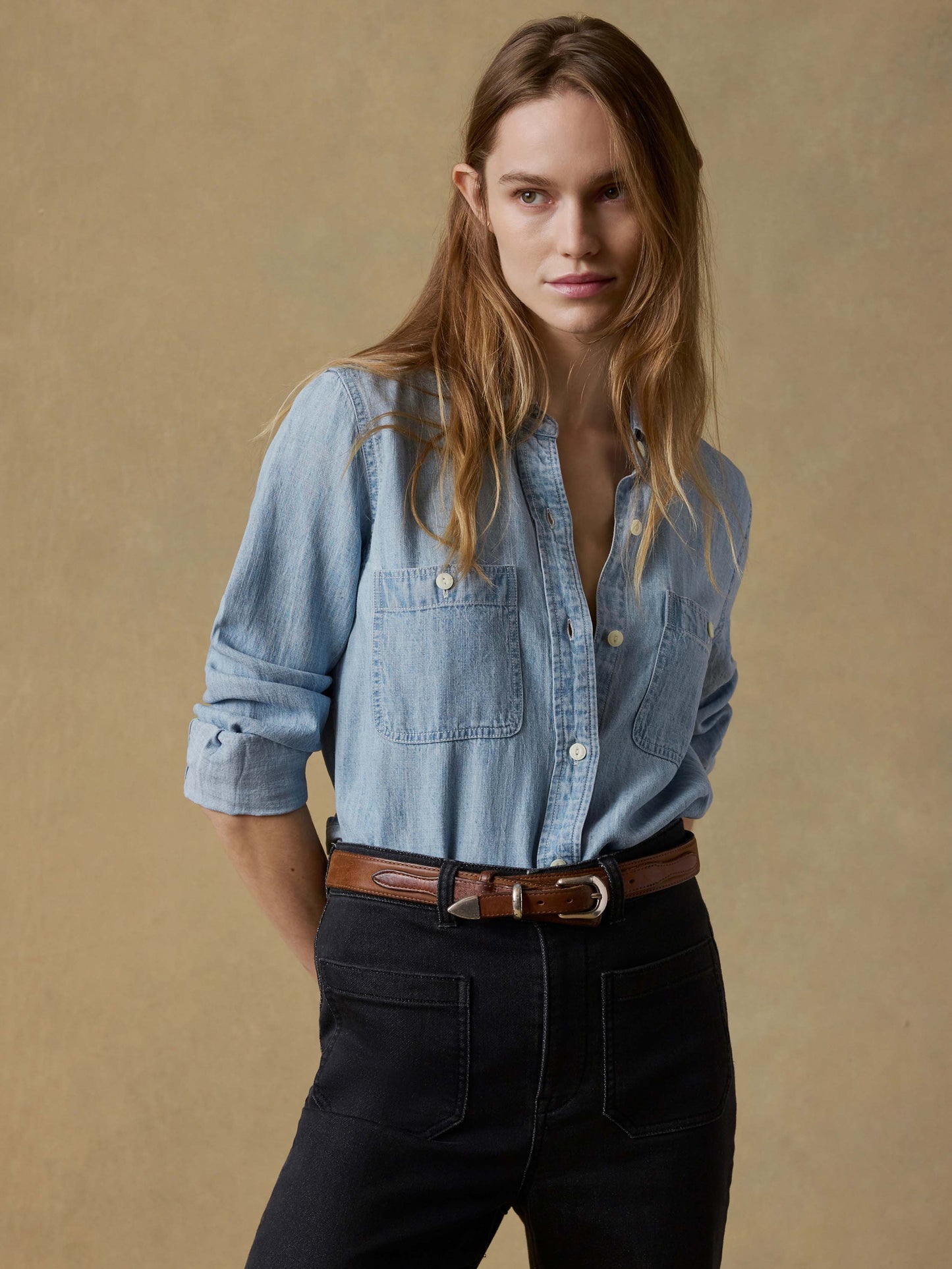 Tried & True Chambray Classic Shirt - Mid Wash