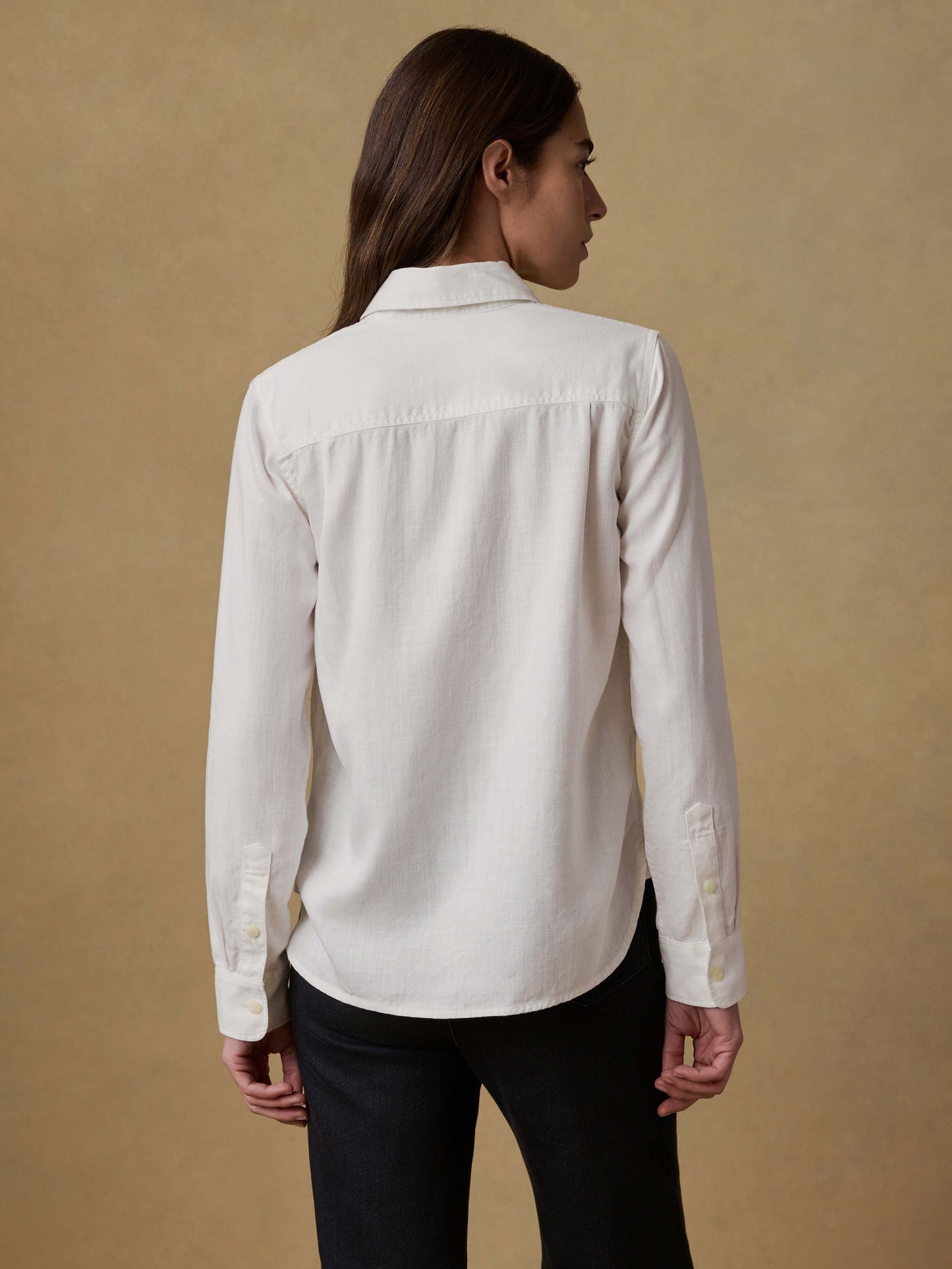Tried & True Chambray Classic Shirt - White