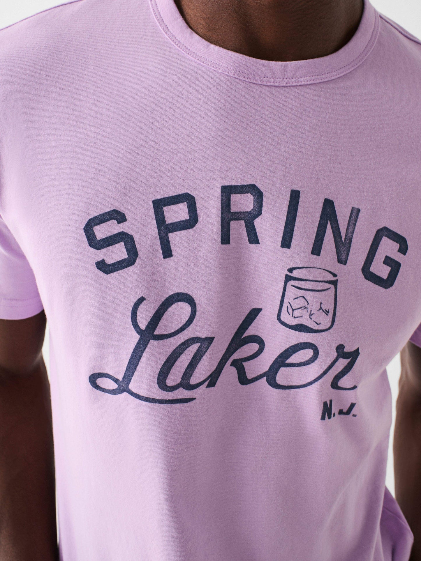 Spring Laker Short-Sleeve Crew Lakers T-Shirt - Faded Lilac