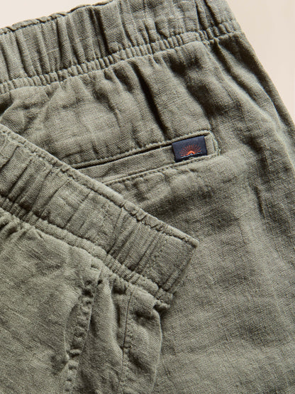 Essential Linen Short (6.5") - Spruce