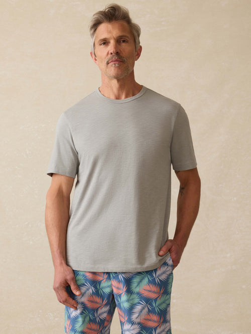 Sunwashed Regenerative Tee - Lakeshore Grey