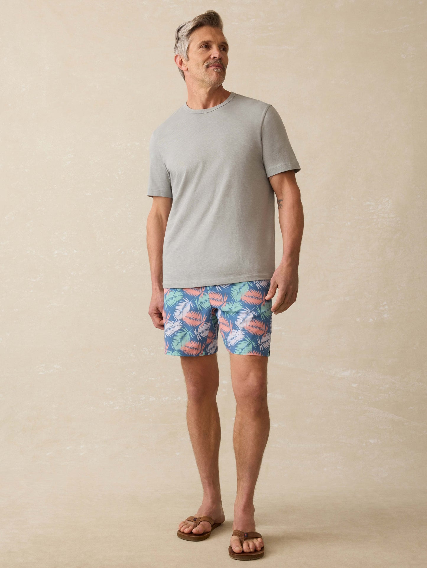 Sunwashed Regenerative Tee - Lakeshore Grey