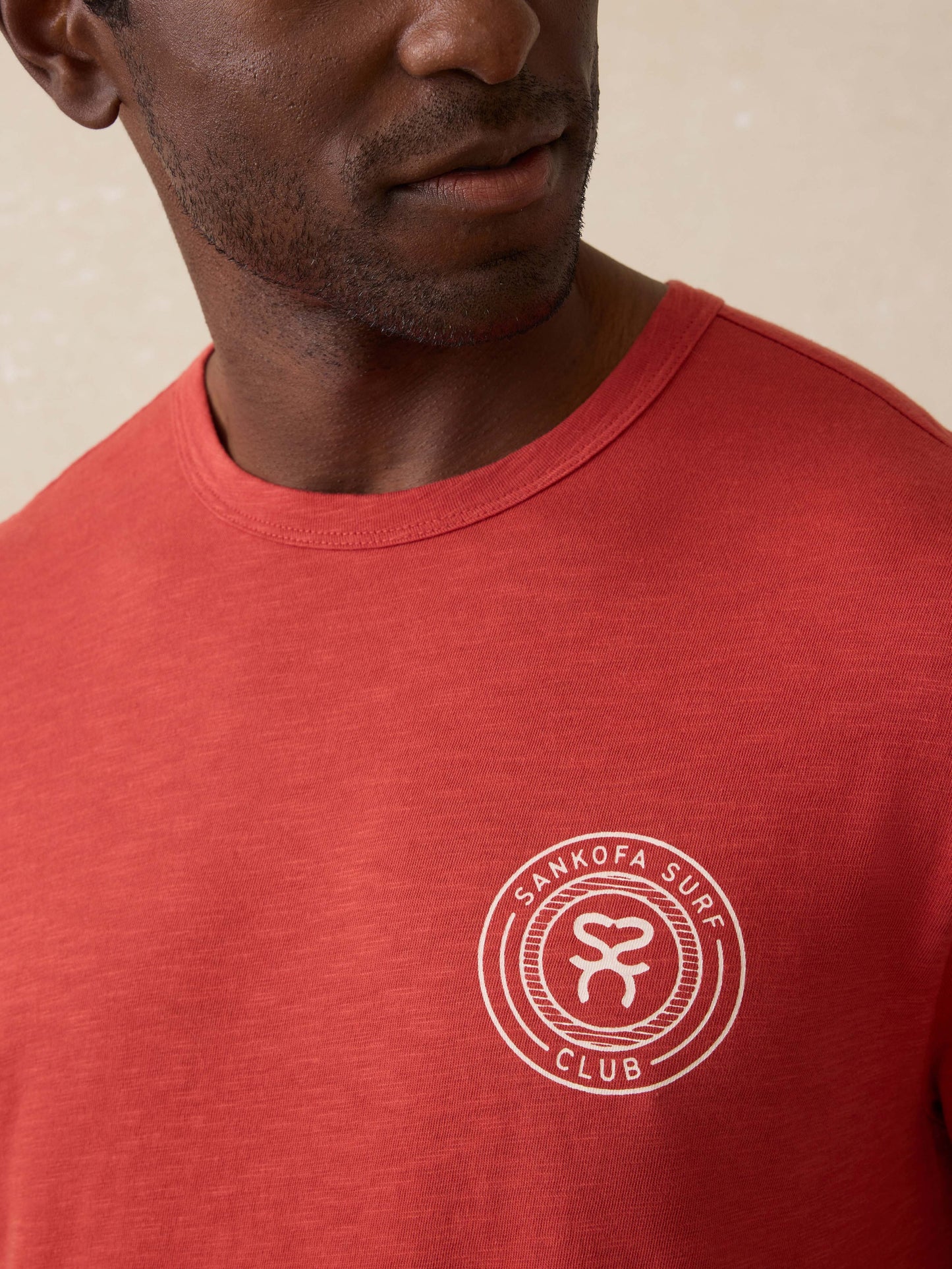 Surf Ghana Short-Sleeve Logo Graphic Tee - Cavern Clay