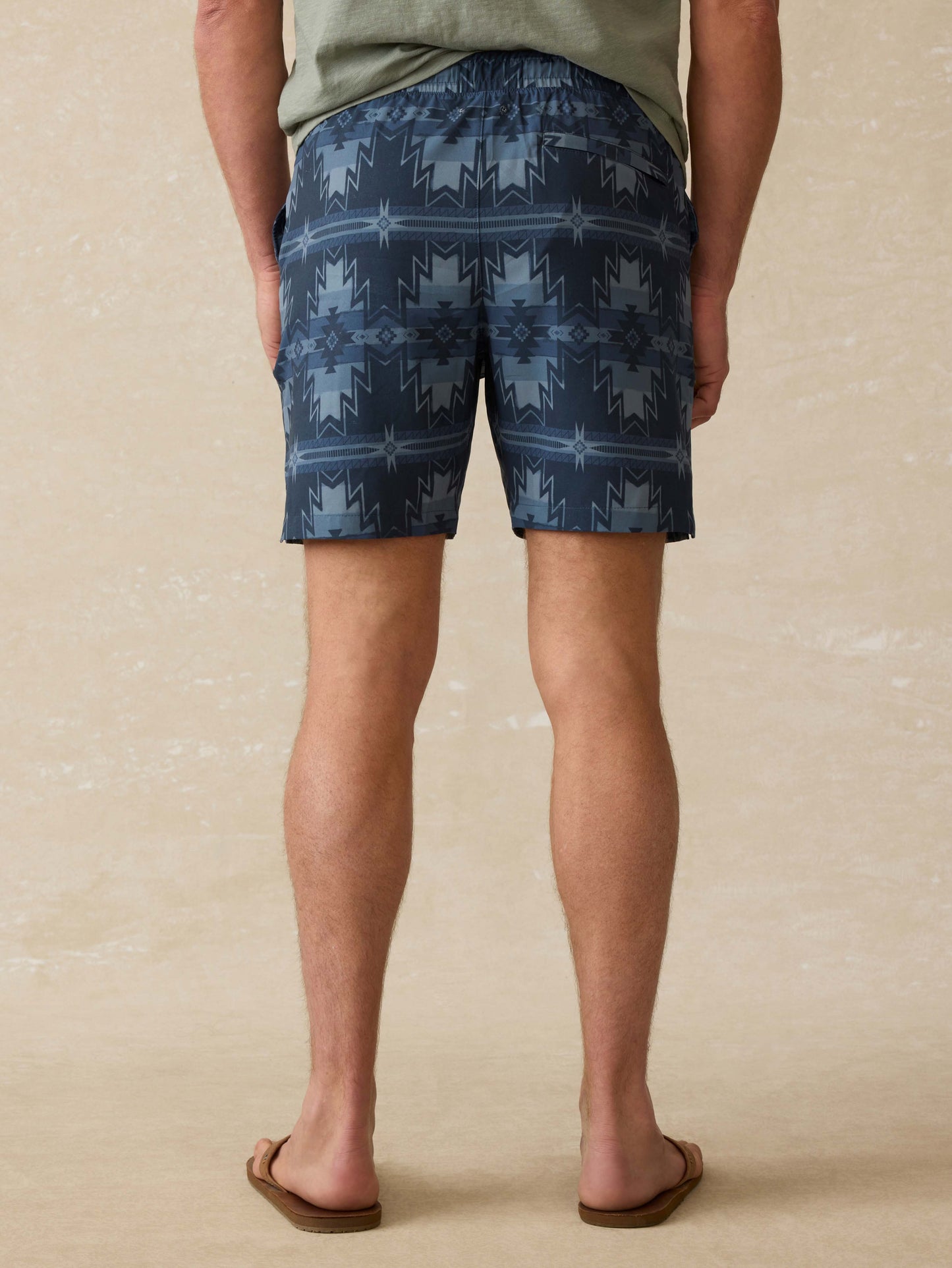 Doug Good Feather Shorelite Trunk (7") - Night Navy Stars