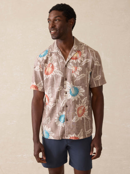 Short-Sleeve Breeze Camp Shirt - Sunseeker Blossom