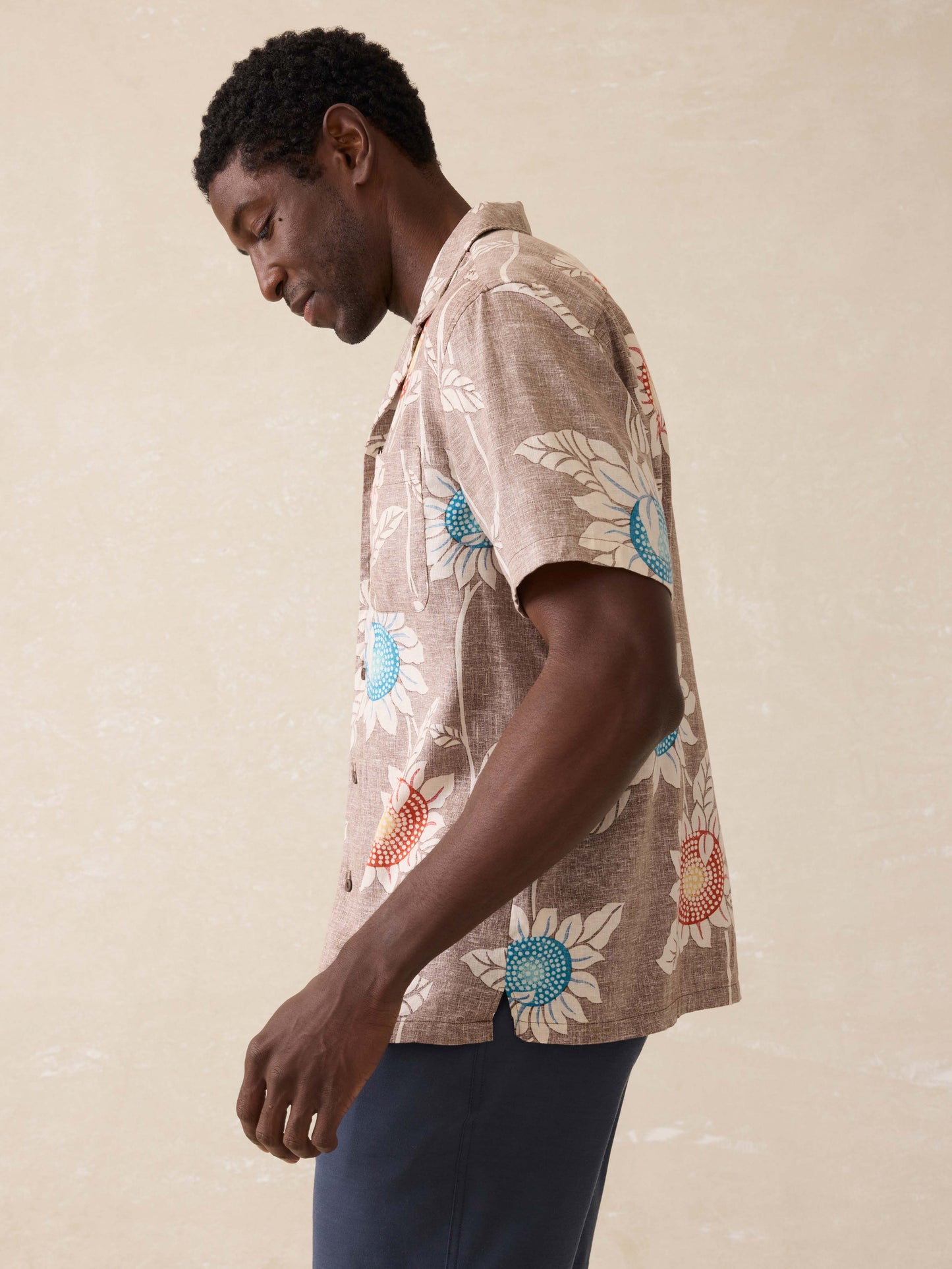 Short-Sleeve Breeze Camp Shirt - Sunseeker Blossom