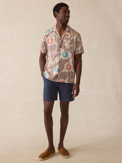 Short-Sleeve Breeze Camp Shirt - Sunseeker Blossom
