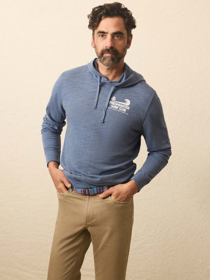 Sunwashed Organic Graphic Hoodie - Dusk