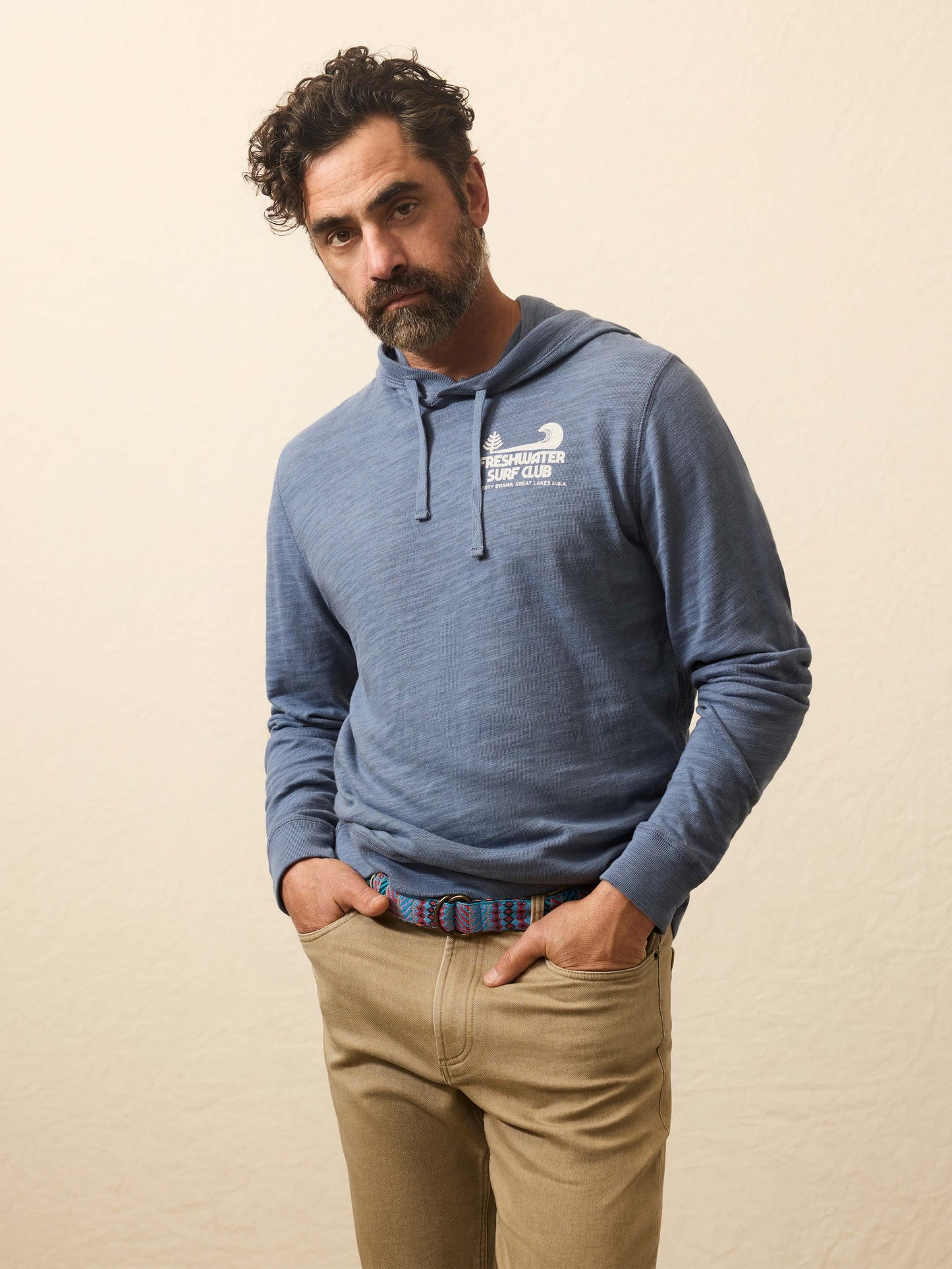 Sunwashed Organic Graphic Hoodie - Dusk