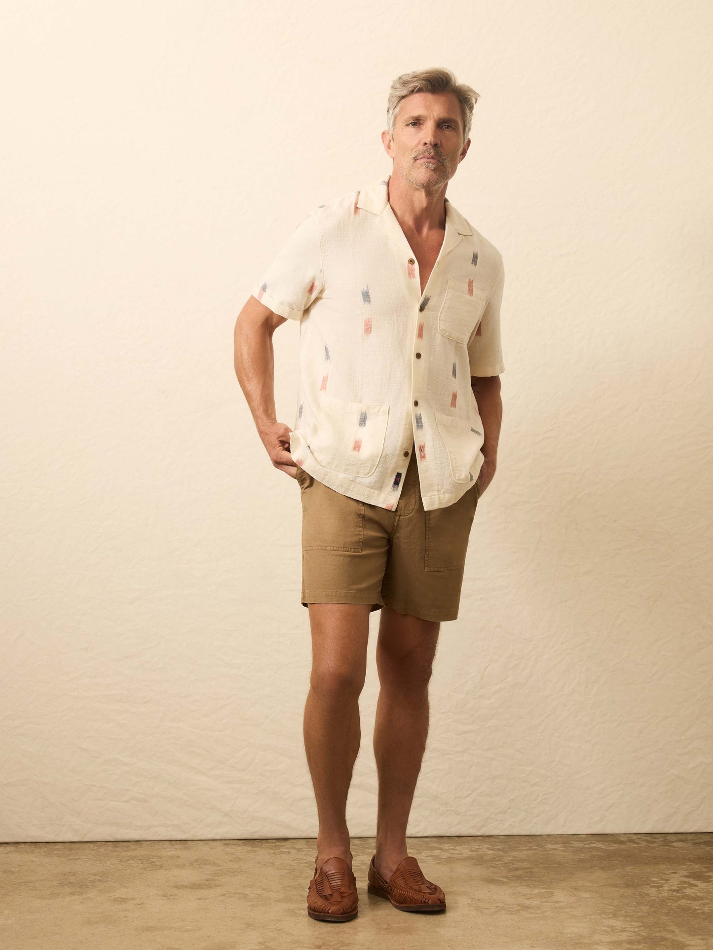 Short-Sleeve Ikat Shirt - Cedar Lake Ikat