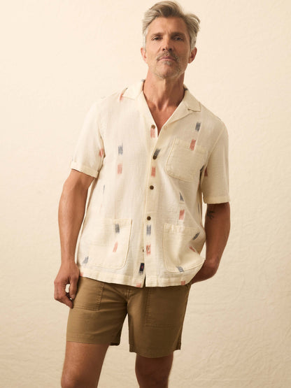 Short-Sleeve Ikat Shirt - Cedar Lake Ikat