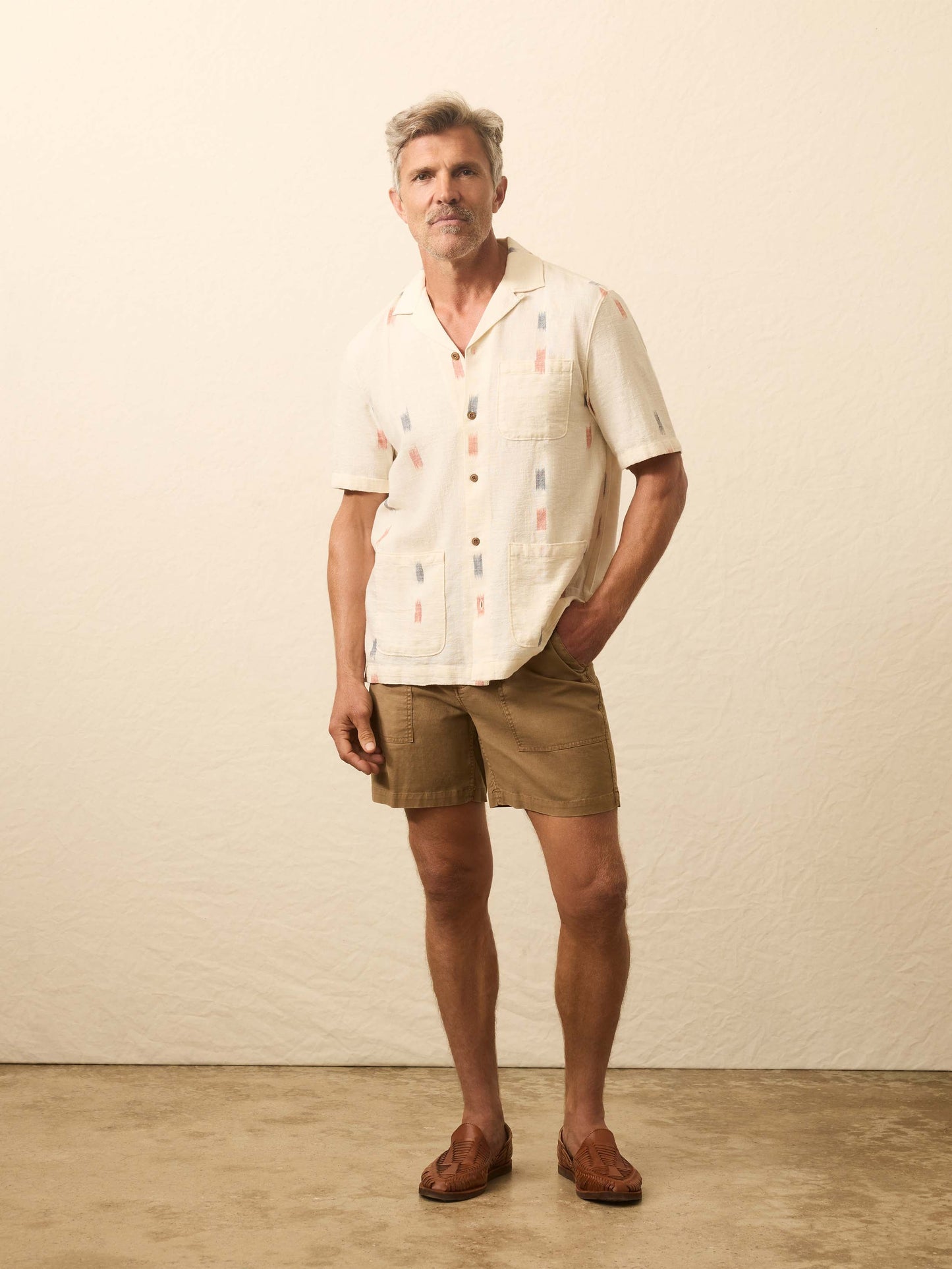 Short-Sleeve Ikat Shirt - Cedar Lake Ikat