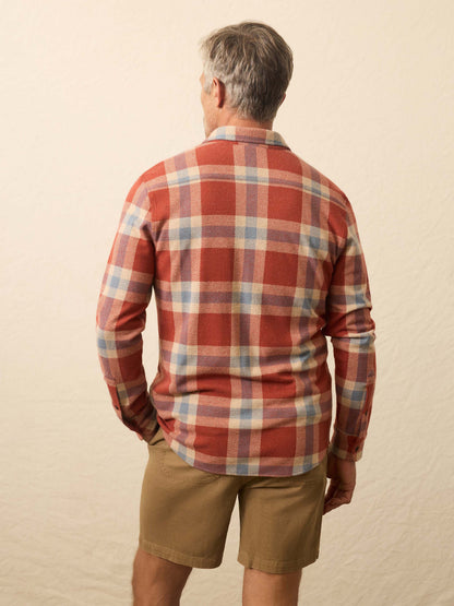 Legend™ Sweater Shirt - Copper Falls Plaid