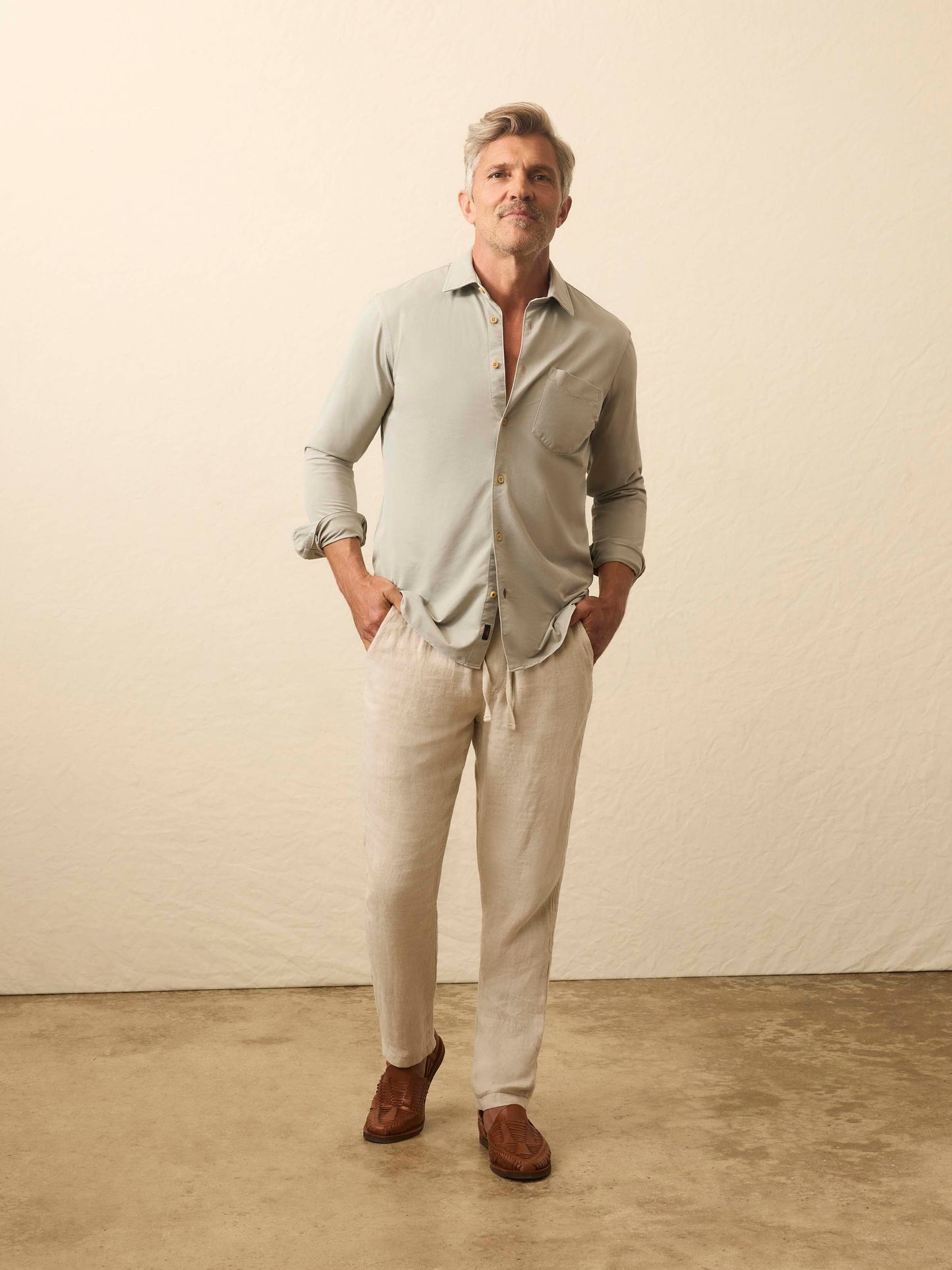 Costa Pique Shirt - Coastal Sage