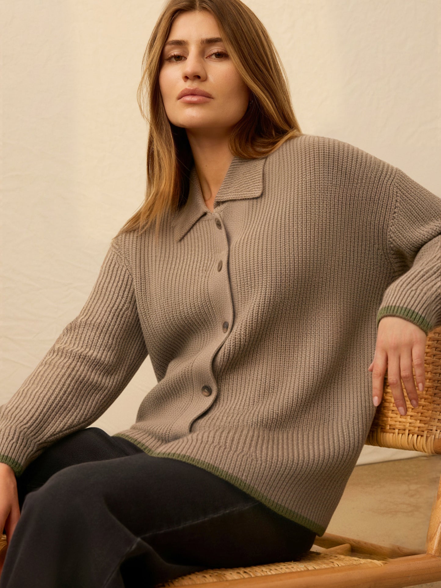 Lodge Cardigan - Nutmeg