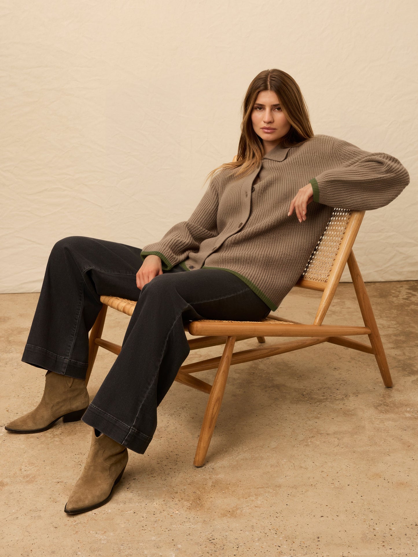Lodge Cardigan - Nutmeg
