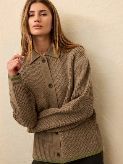 Lodge Cardigan - Nutmeg