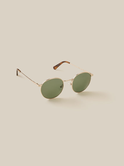 Lennox Sunglasses - Brushed Gold