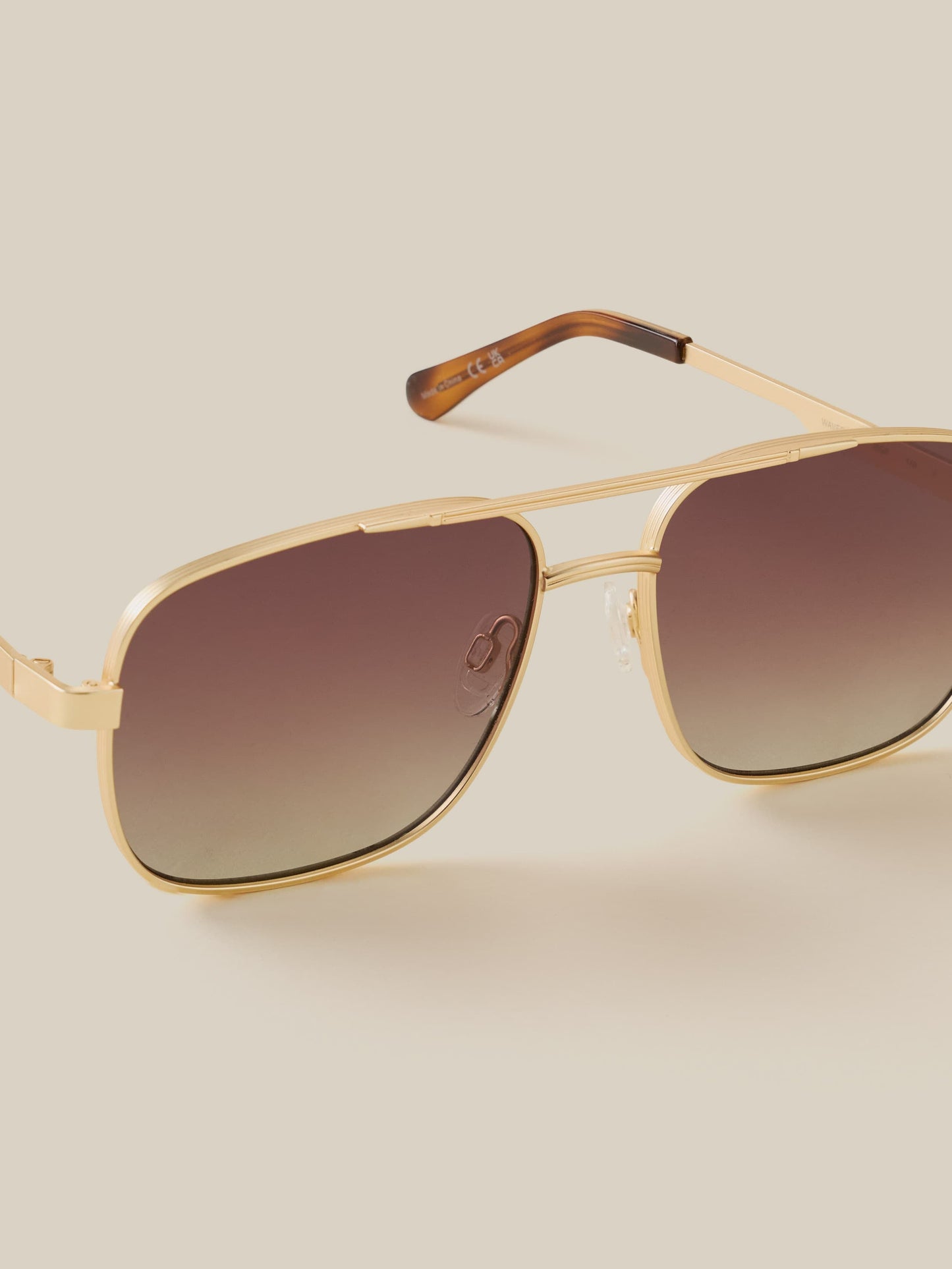 Waverly Sunglasses - Satin Gold