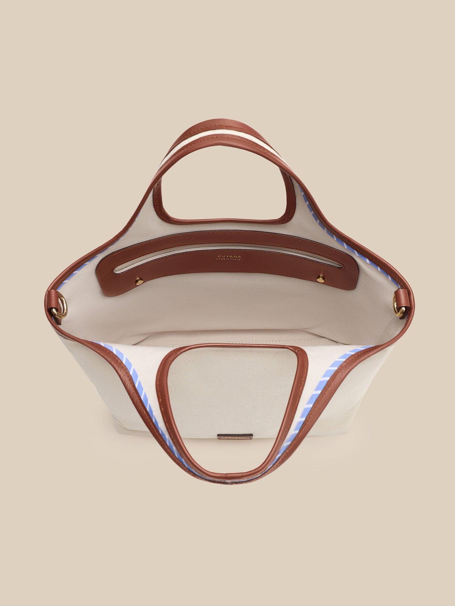 Cuyana For Faherty Canvas Mini System Tote - Natural