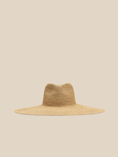 Cuyana For Faherty Beach Hat - Dark Natural