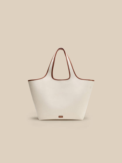 Cuyana For Faherty Oversized Canvas System Tote - Natural