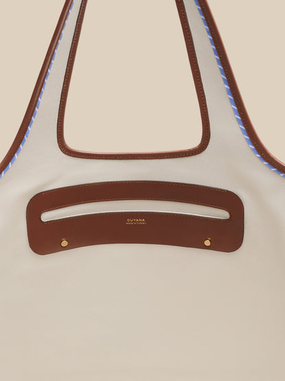 Cuyana For Faherty Oversized Canvas System Tote - Natural