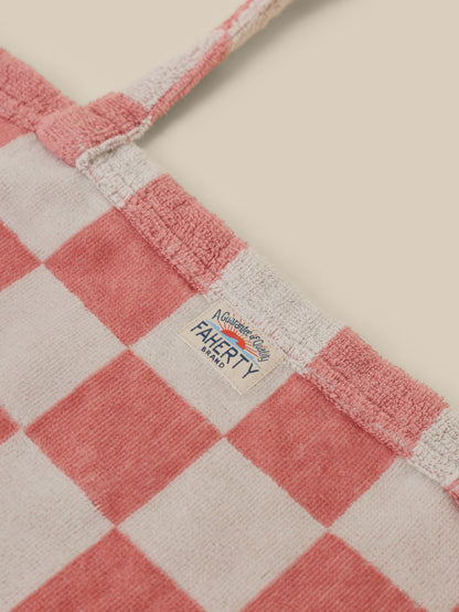 Cabana Towel Terry Tote - Red Shell Buffalo