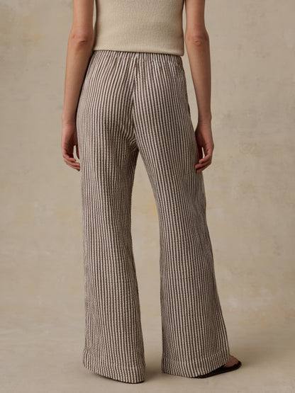 Dune Cotton Gauze Laidback Pant - Mocha Mist