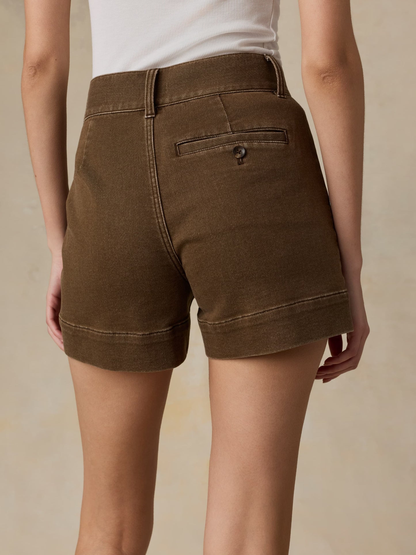 Stretch Terry Sailor Short - Walnut