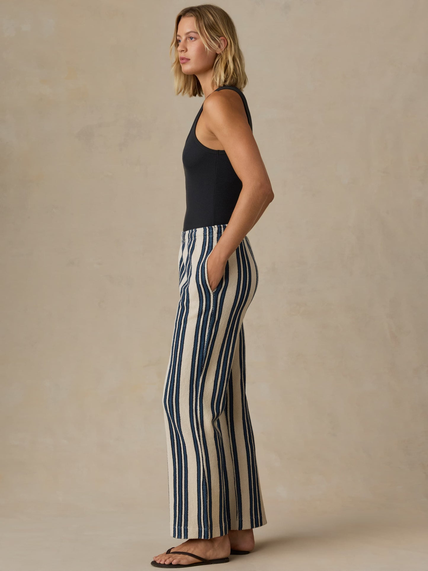 Baja Pant - Kingfisher Stripe