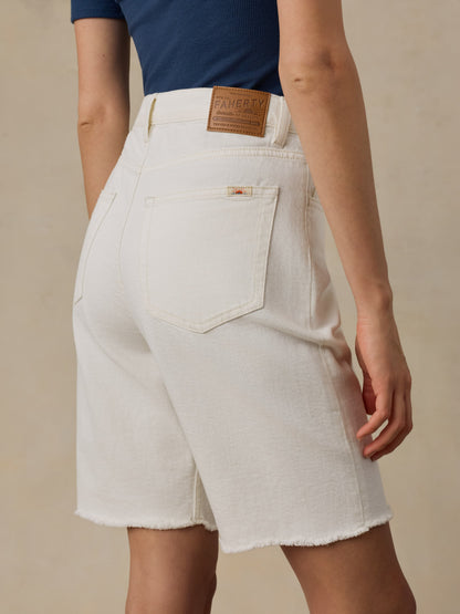 Boyfriend Denim Short - Whitebay Wash