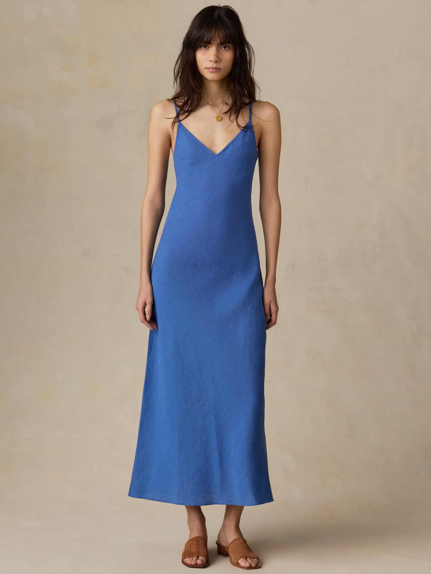 Mia Slip Dress - Paradise Blue
