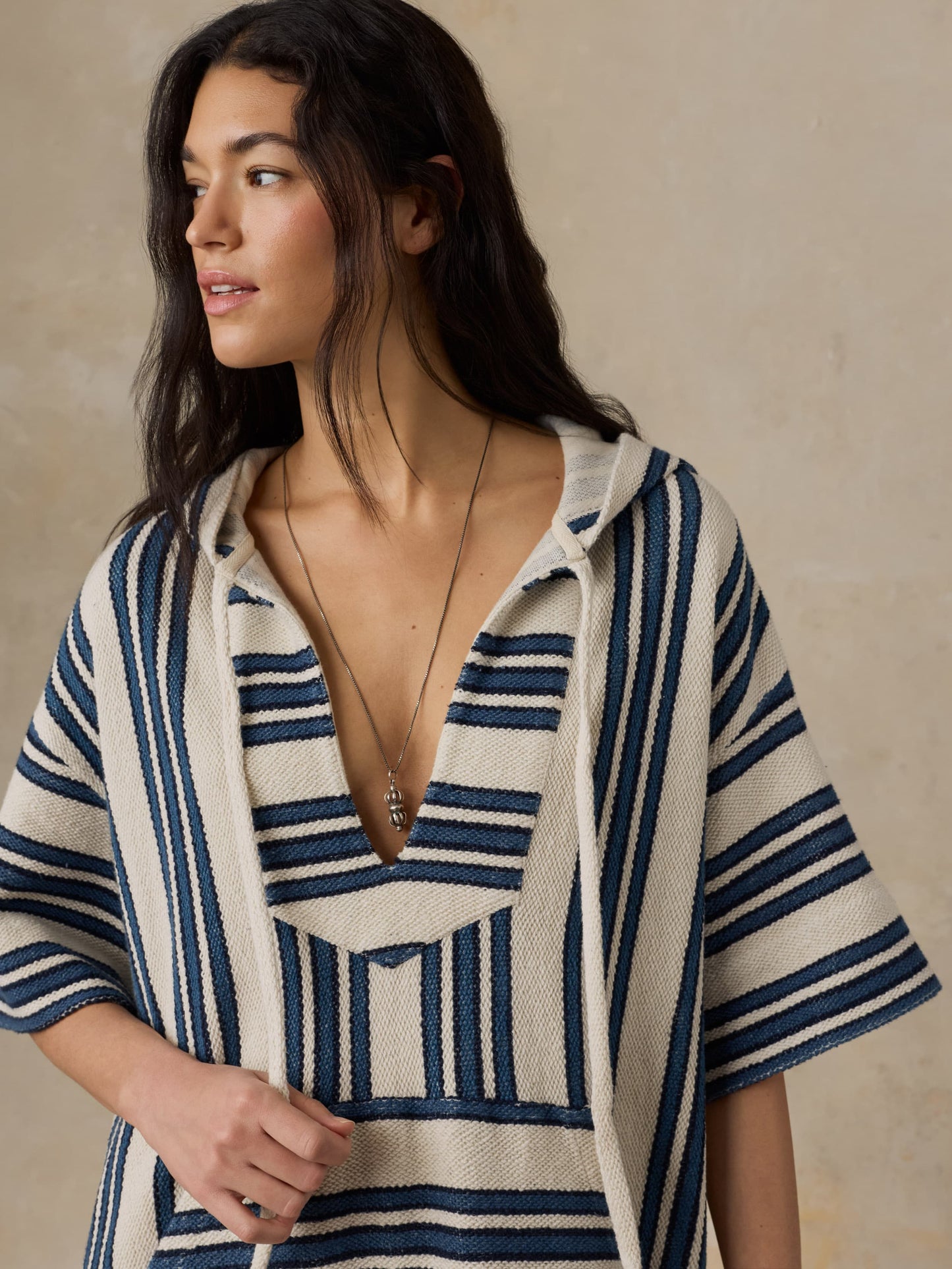 Baja Maxi Dress - Kingfisher Stripe