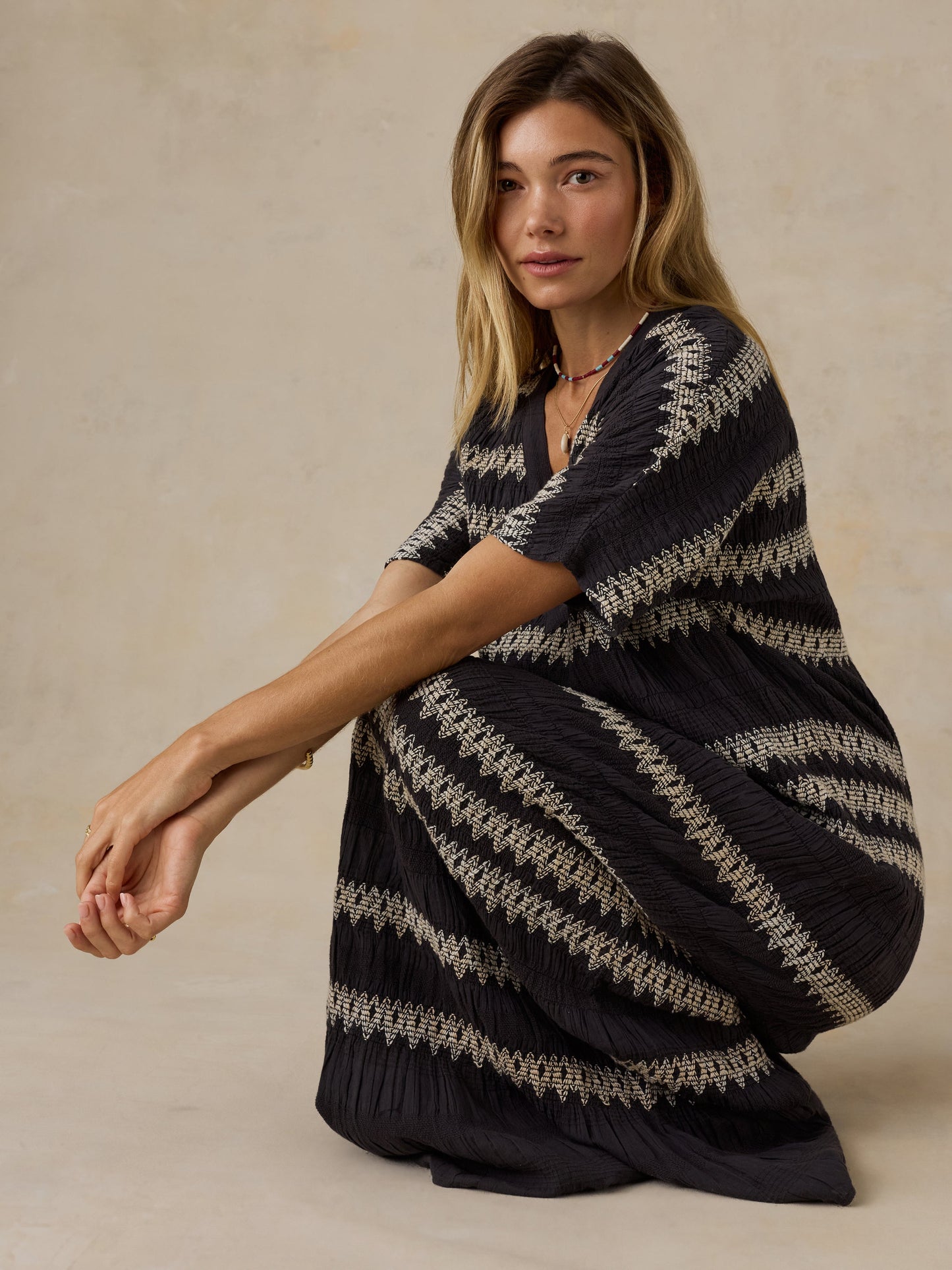 Selene Maxi Dress - Washed Black