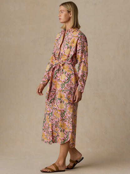 Voile Rio Shirtdress - Blossom Serenade