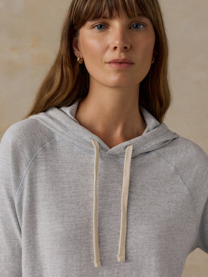 Sunwashed Organic Hoodie - Light Grey Heather