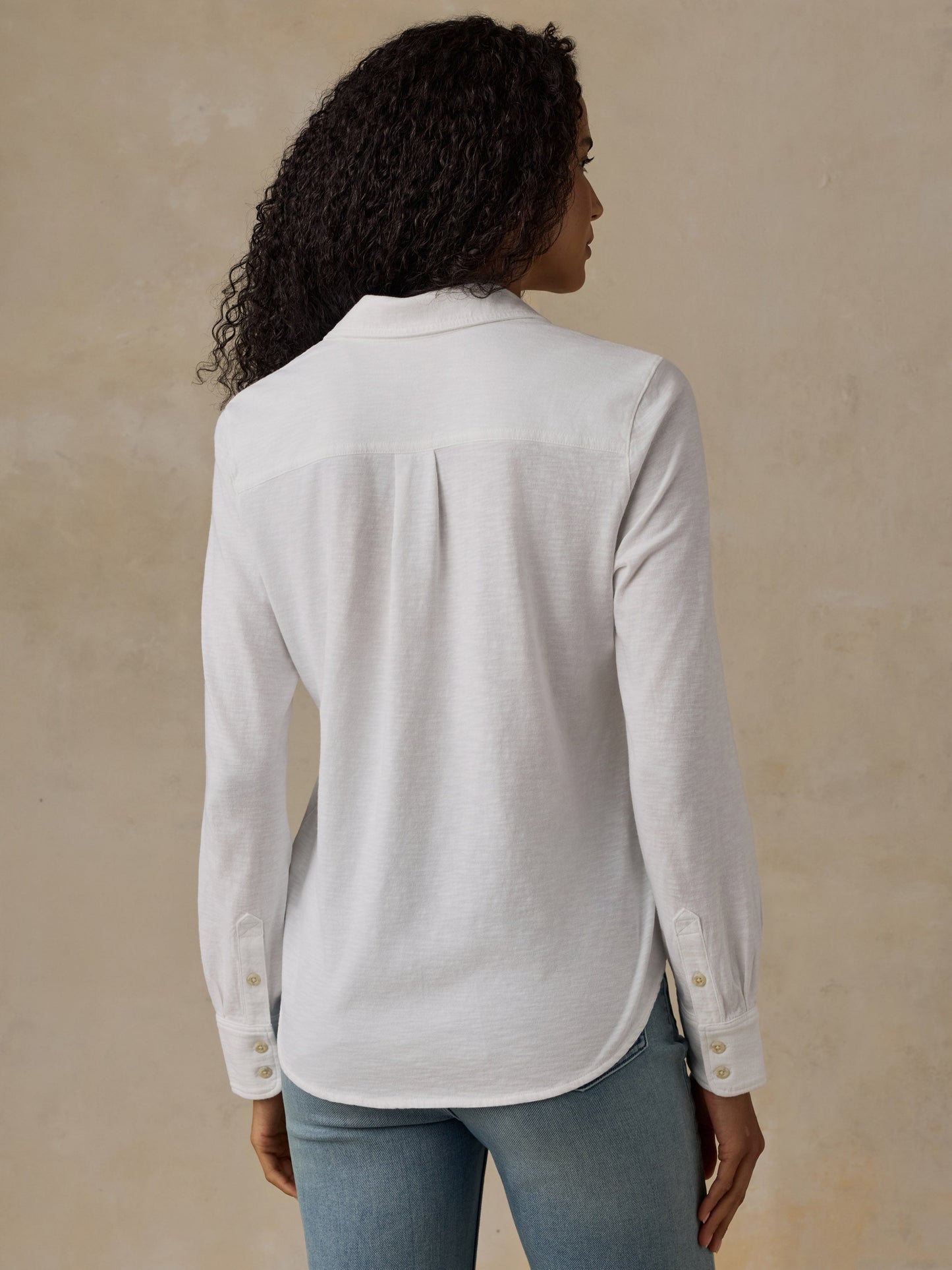Sunwashed Knit Shirt - White