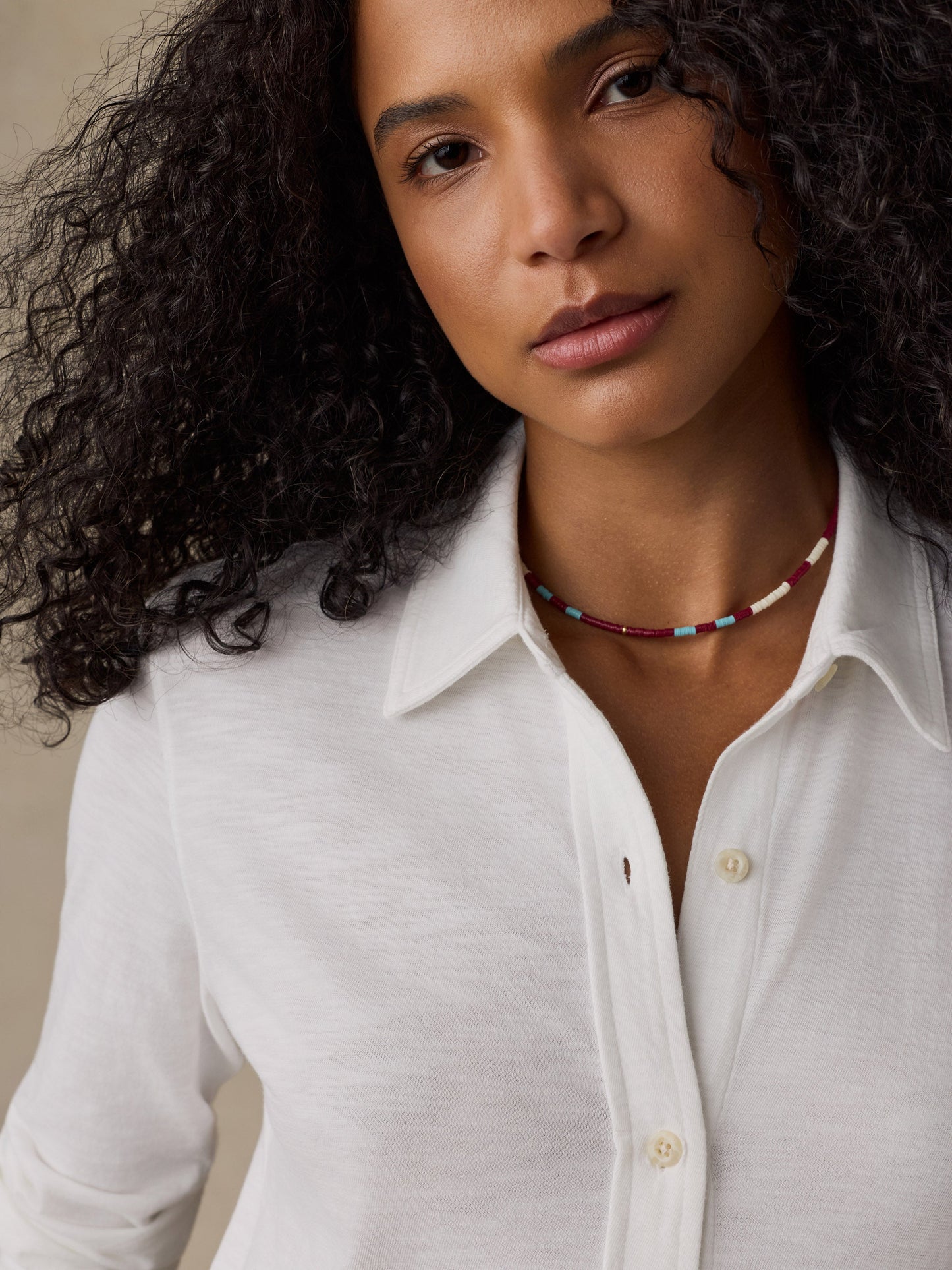 Sunwashed Knit Shirt - White