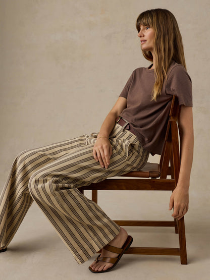Sunwashed Regenerative Tee - Alpine Brown
