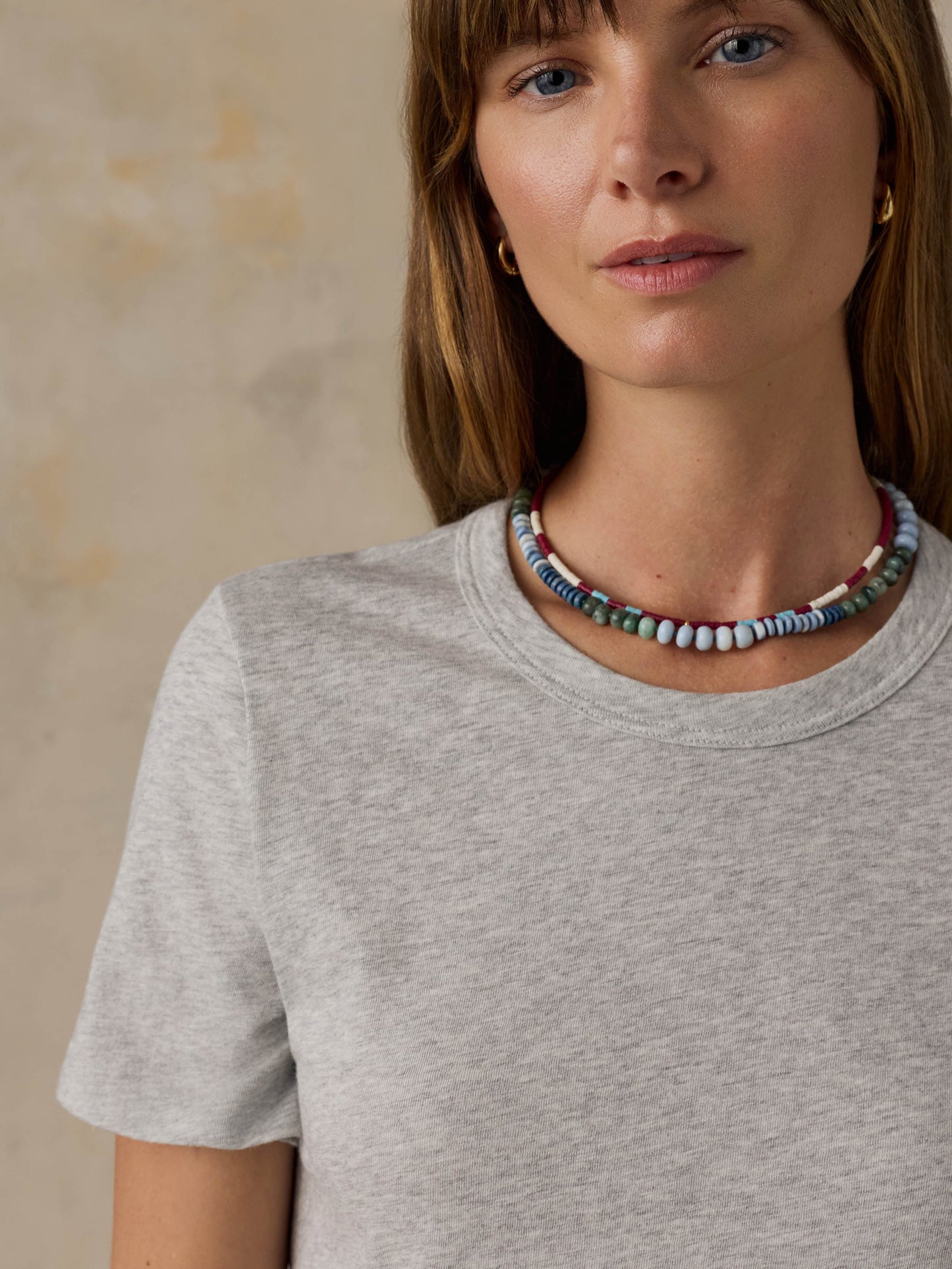 Sunwashed Regenerative Tee - Dune Grey Heather