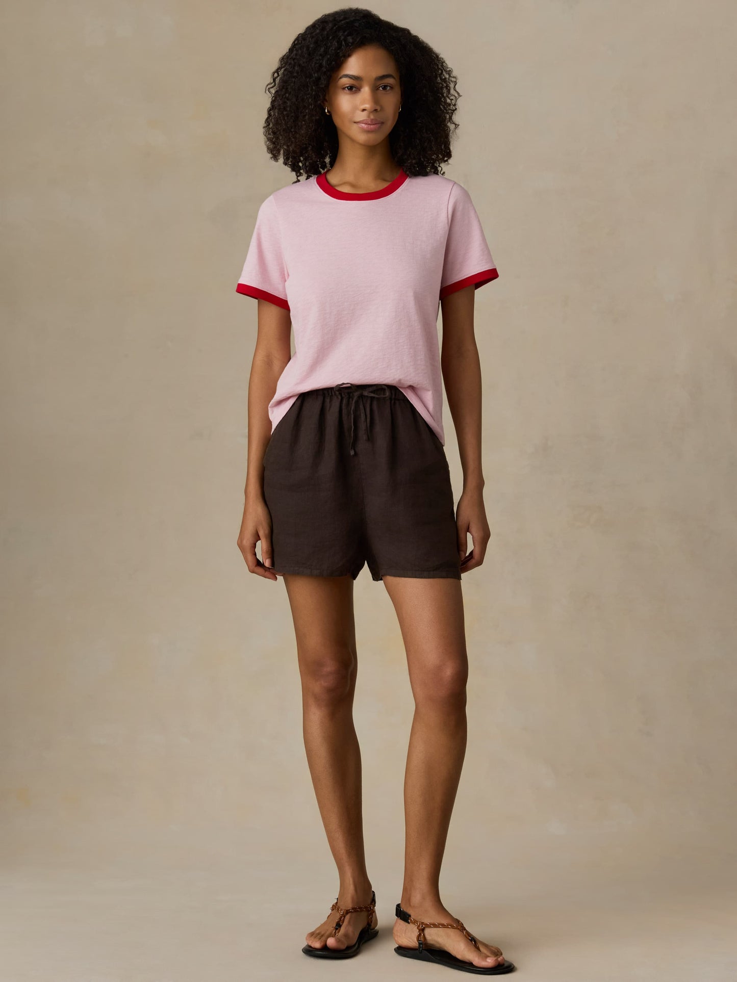 Sunwashed Regenerative Tee - Vintage Rose