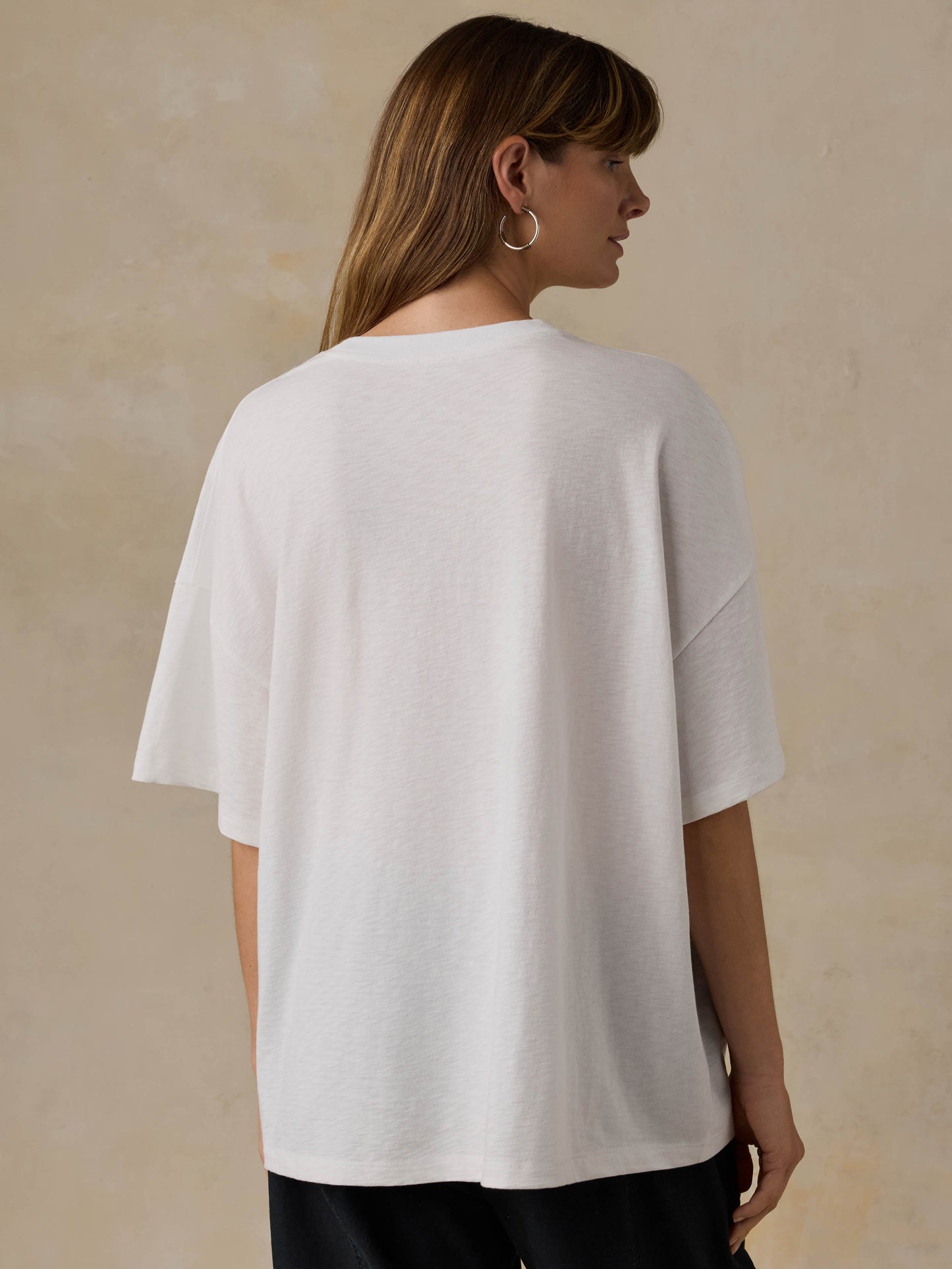 Sunwashed Boyfriend Tee - White