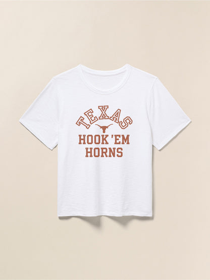 University of Texas Sunwashed Essential Tee - White