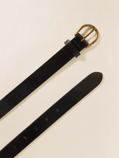 East End Leather Belt - Black
