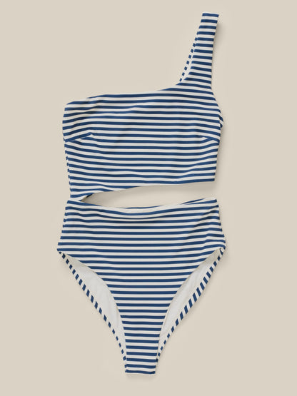 Sandbar One Piece - Blue Tide Stripe