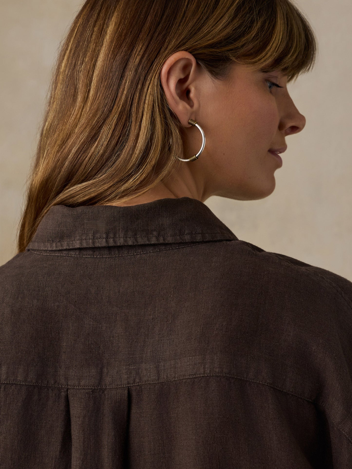 Laguna Linen Relaxed Shirt - Demitasse