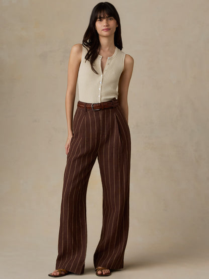 Miramar Linen Cami Cardigan - Summer Sand